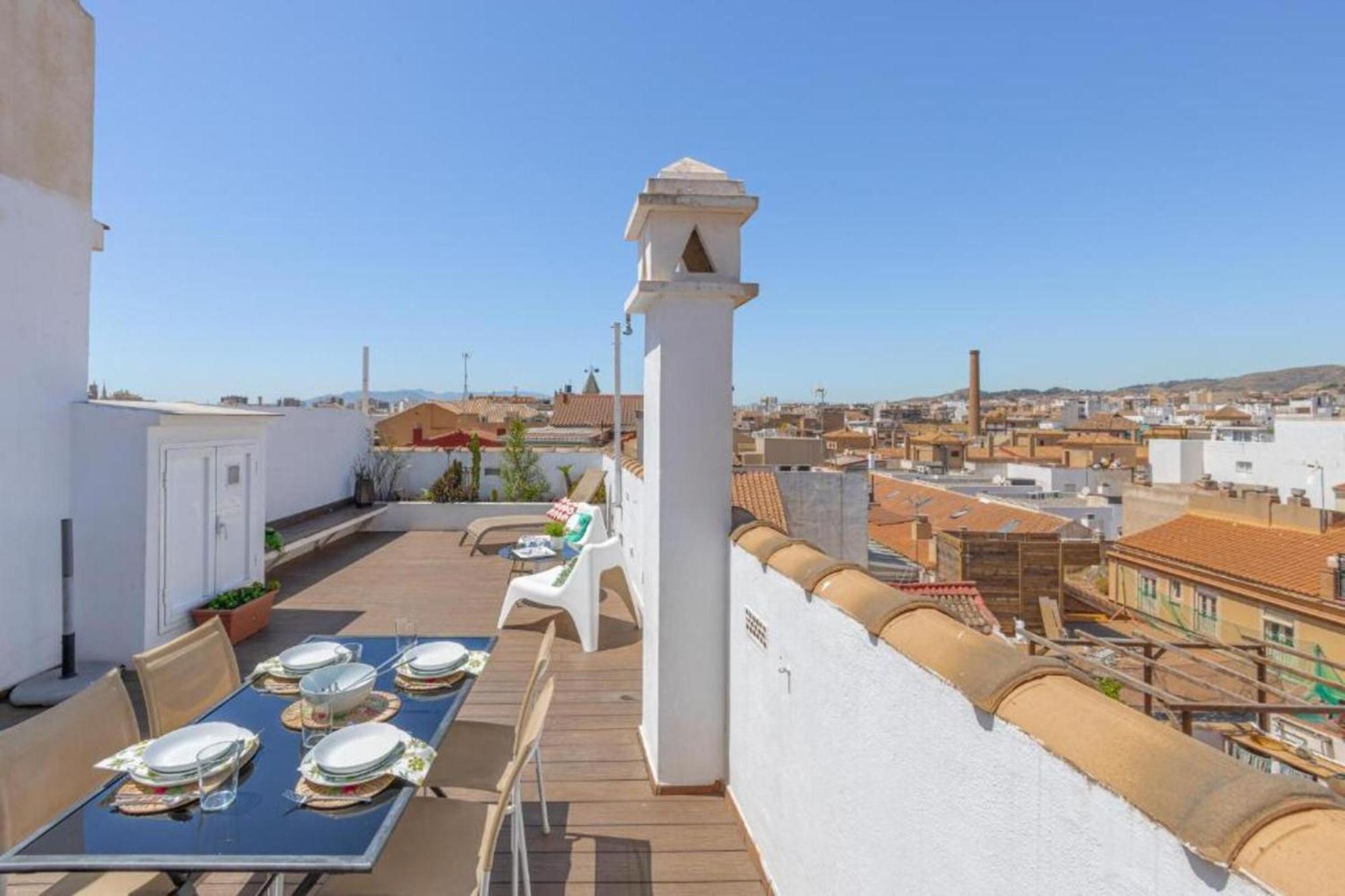 C20 - Adorable Apartment In The Center With Sun Terrace Málaga Exterior foto